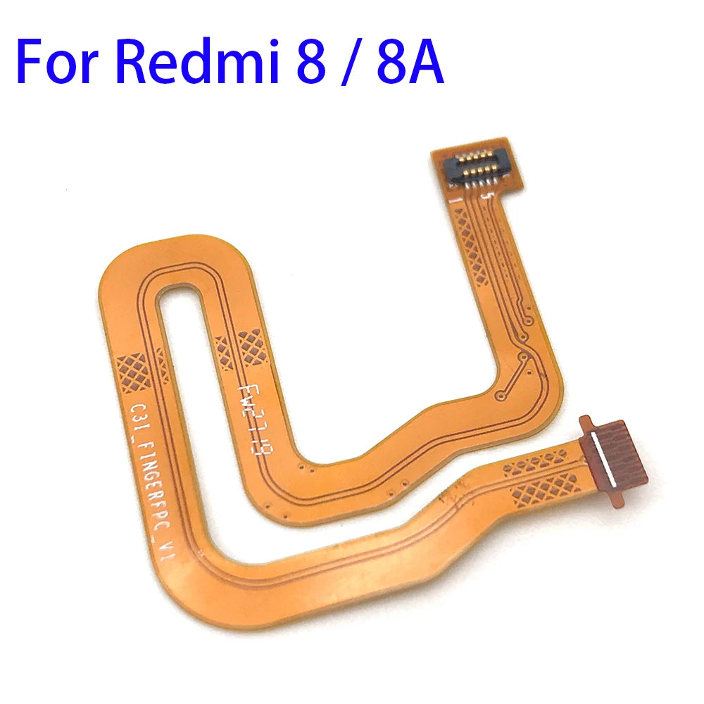 Home Button Fingerprint Touch Id Sensor Connector Flex Cable For Xiaomi Redmi 7 8 8A / Redmi Note 7 / Mi Play  Xiaomi  Xiao mi phone repair parts