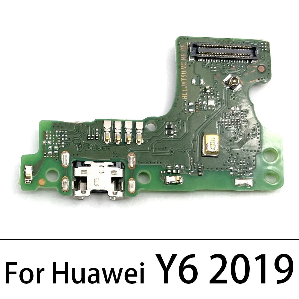 USB Charging Charge Connector Plug Dock Port Flex Cable For Huawei Y5 Y6 Y7 Y9 Prime 2017 2018 2019 Y6P Y6s Y7P Y8P Y9s Y7A 2020 Huawei phone repair parts