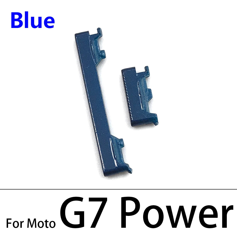 10Pcs Power Button Volume Side Key For Motorola For Moto G5 G7 G6 G8 G9 Plus Play Power Motorola phone repair parts