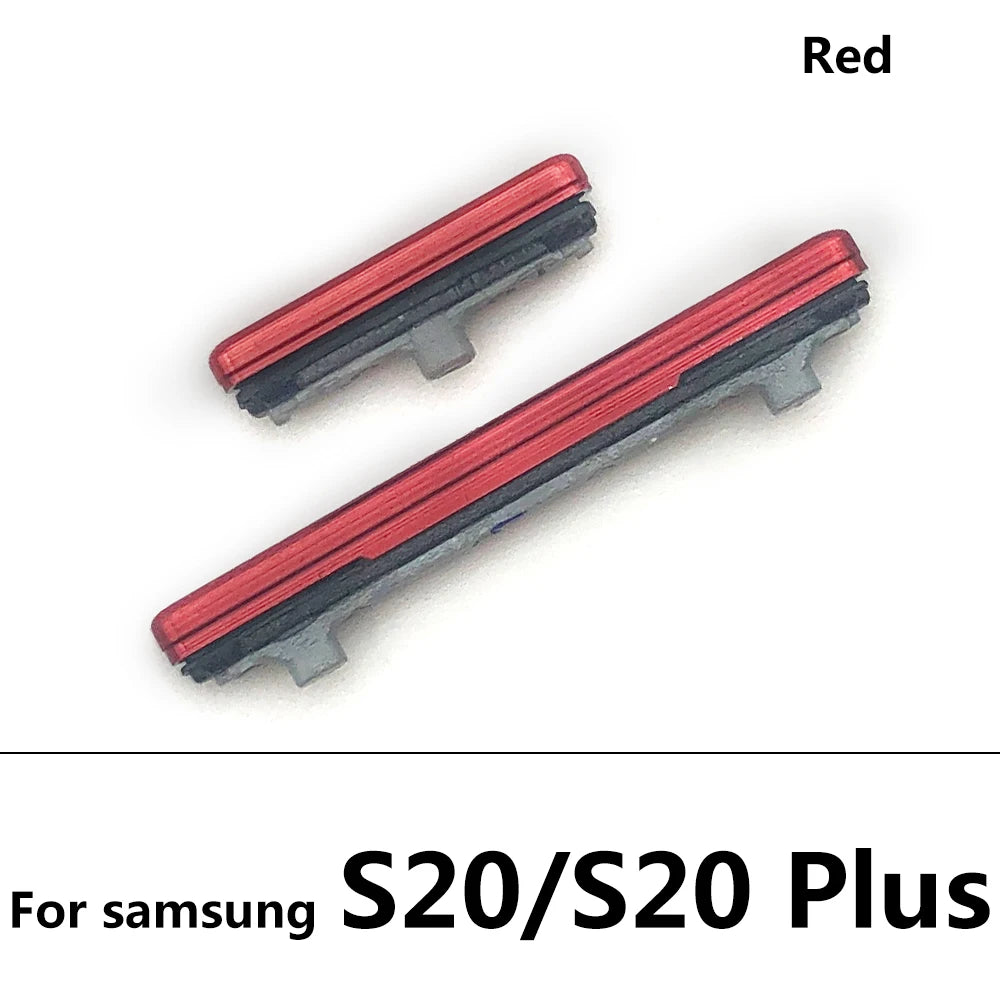 10Pcs/Lot, New Power Button + Volume Side Button For Samsung S20 / S20 Plus / S20 Ultra / S20 Fe Samsung phone repair parts