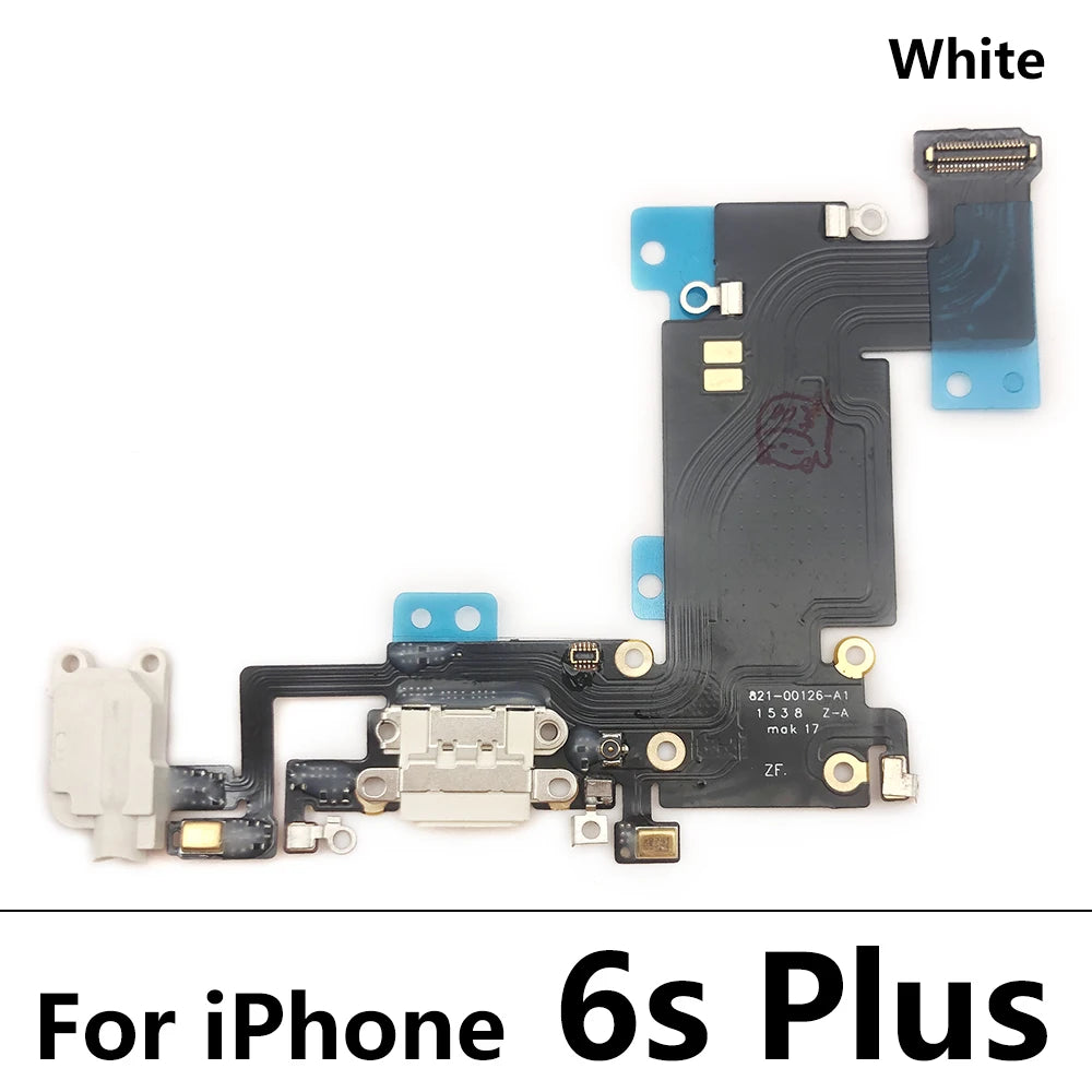 10Pcs/Lot, USB Micro Charger Charging Port Dock Connector Microphone Board Flex Cable For Iphone 6 6G 6S 7 7G 8 8G Plus iPhone phone repair parts