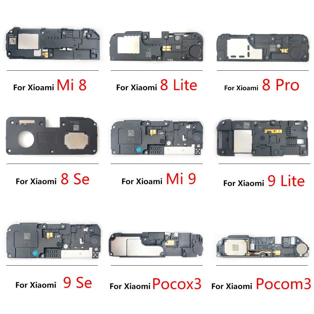 10Pcs/Lot, New Loud Speaker Buzzer Ringer Loudspeaker Flex Cable For Xiaomi Mi 8 9 9T 10 10T 11 11T 12 Lite Se Pro  Xiaomi  Xiao mi phone repair parts