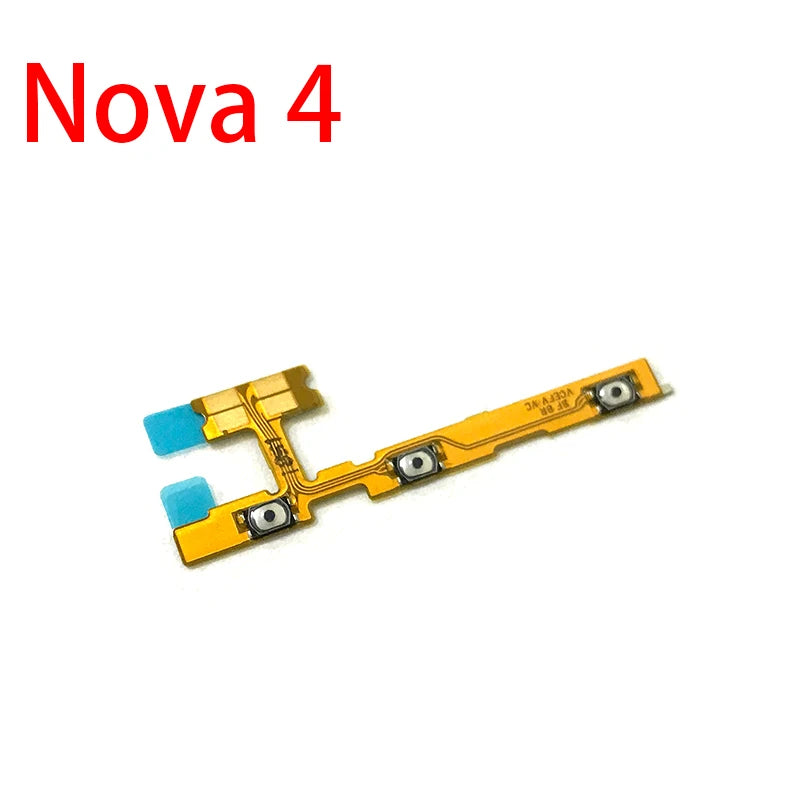 Power Switch On/Off Button Volume Key Button Flex Cable For Huawei Nova 2 Plus 2S 3 3i 3e 4 4e 5 5i Pro Huawei phone repair parts