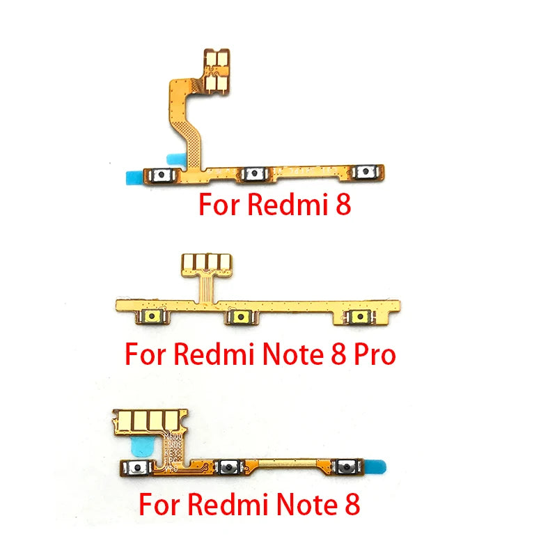 Power ON OFF Volume Camera Key Button Switch Flex Cable For Xiaomi Redmi 7 7A 8 8A 9 9A Note 7 8 8T 9 10 Pro 9s MI 10T Lite 10 Xiaomi  Xiao mi phone repair parts