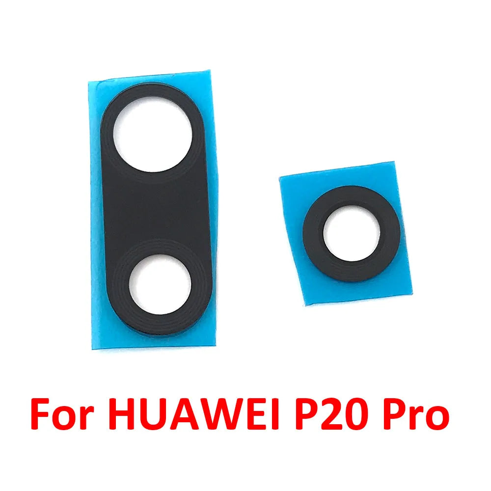 For Huawei P20 P30 P40 P50 Pro Lite E 5G Back Rear Glass Camera Lens With Adhesive Replacement Huawei phone repair parts