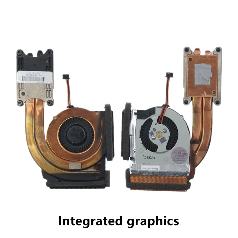 New Original For Laptop Lenovo Thinkpad T420S Cooling Fan CPU Heatsink Radiator 04W0416 04W0417 Lenovo laptop repair parts