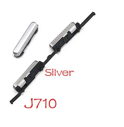 50Pcs/Lot, SIde Volume Button + Power ON / OFF Buttton Key Set For Samsung S7 Edge J5 J7 2016 Metal J510 J710 / J5 J7 2018 Pro J Samsung phone repair parts