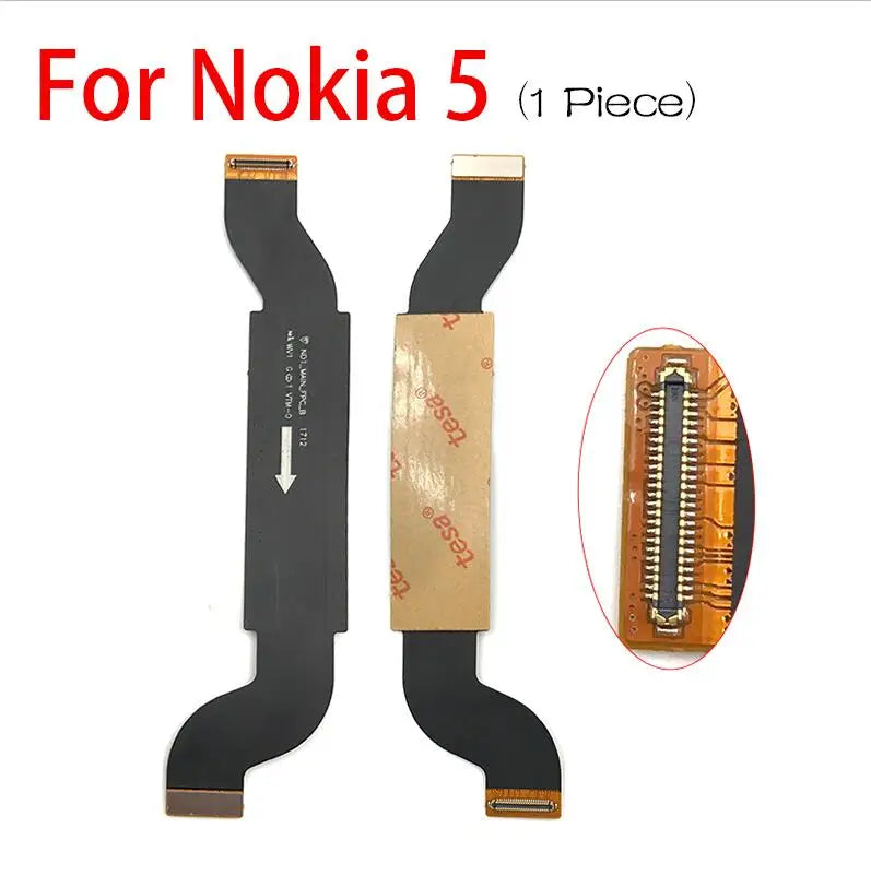 Main Board Motherboard Connector Board Flex Cable For Nokia 2 2.1 3 3.1 Plus 5 5.1 6 6.1 7 7.1 8 X5 X6 X7 Mainboard Nokia phone repair parts