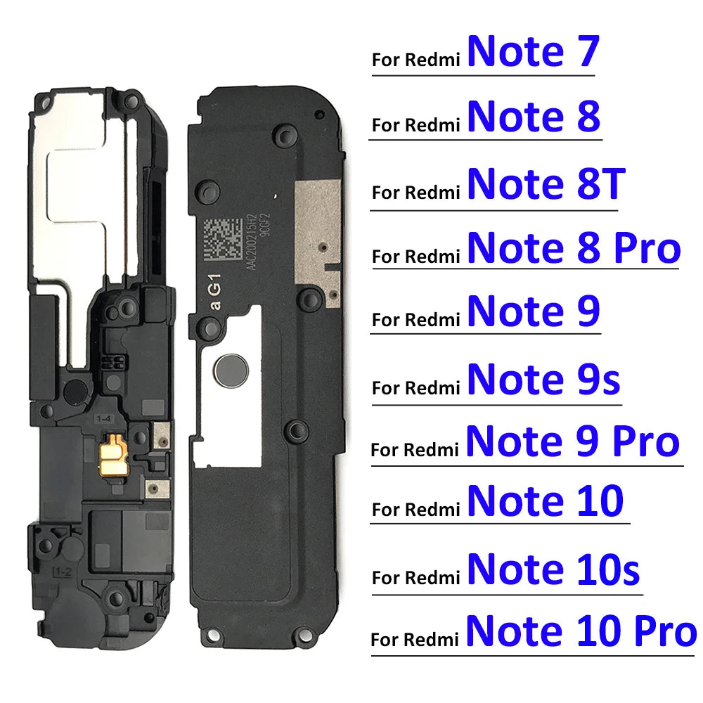 Loudspeaker For Xiaomi Redmi 8 8A 9 9A Note 6 7 8 8T 9 9s 10 Pro 10S 11 11s 12 4G 5G Loud Speaker Buzzer Ringer Flex Cable  Xiaomi  Xiao mi phone repair parts
