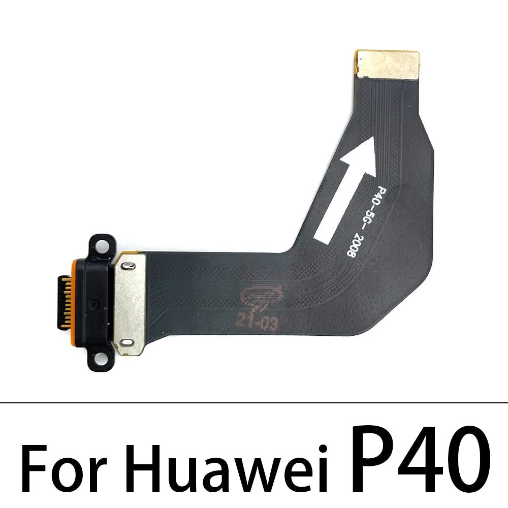New USB Flex Cable Dock Connector Charging Port Charger Board For Huawei P30 P20 P10 P9 P40 Lite E 5G Pro Plus Huawei phone repair parts