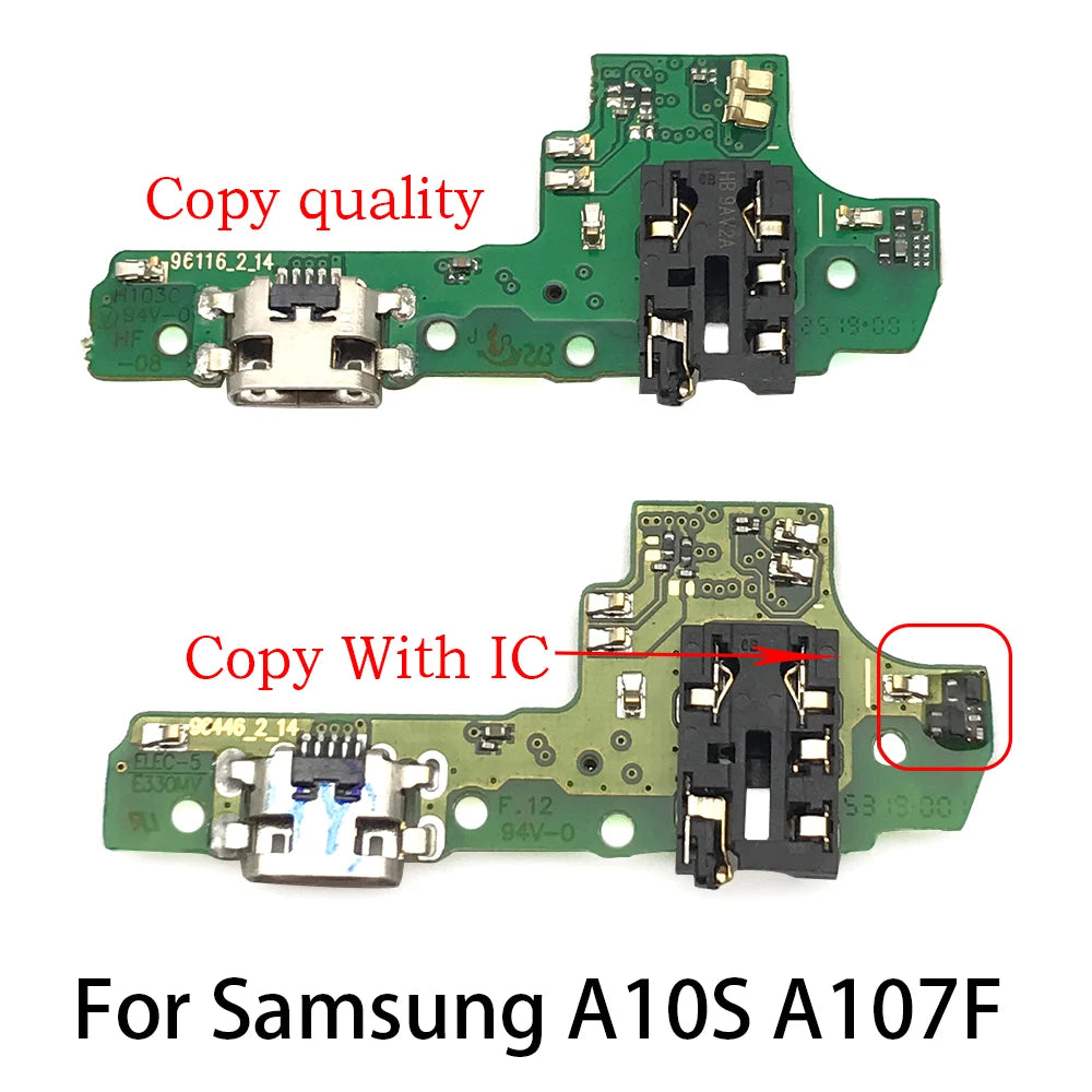 10Pcs, USB Charger Charging Board Dock Port Connector Flex Cable For Samsung A10S A107 A107F USB Changer Flex Samsung phone repair parts