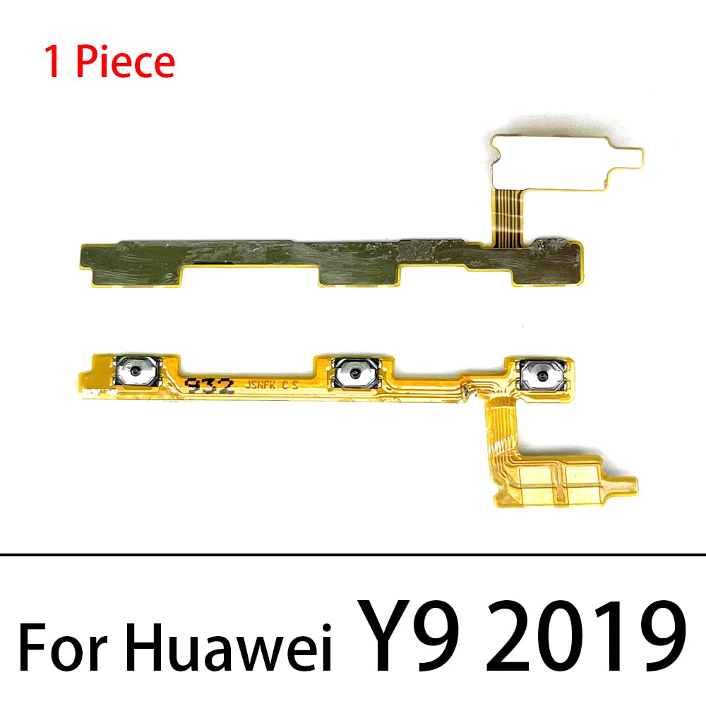 10Pcs, Power On Off Volume Side Button Key Flex Cable For Huawei Y6 Y7 Y9 Prime 2017 2018 2019 Y6s Y6P Y7A Y7P Y8S Y8P Y9S Y9A Huawei phone repair parts