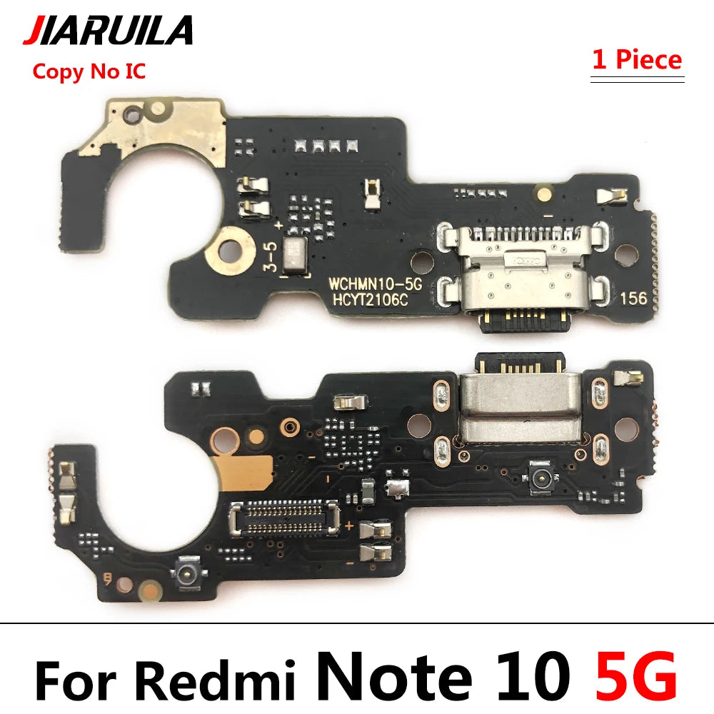 USB Charging Port Microphone Dock Connector Board Flex Cable For Xiaomi Redmi Note 7 8 8T 9 9s 10 11 Pro 5G  Xiaomi  Xiao mi phone repair parts
