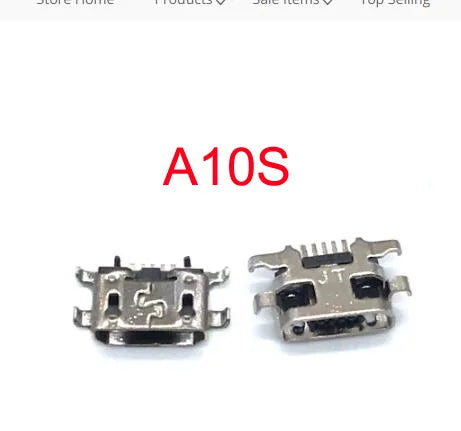100Pcs Charger USB Charging Port Dock Connector For Samsung A20 A30 A50 A70 A51 A21s A01 A30s A20s A50s A11 A21 A31 A52 A02s A32 Samsung phone repair parts