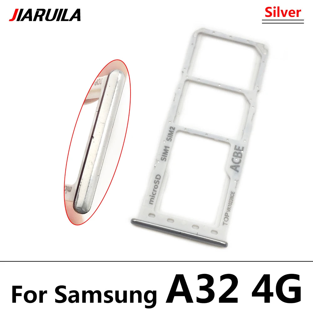 New Sim Card Tray Reader Socket Slot Holder For Samsung A32 A52 A72 4G 5G Replacement Part Samsung phone repair parts