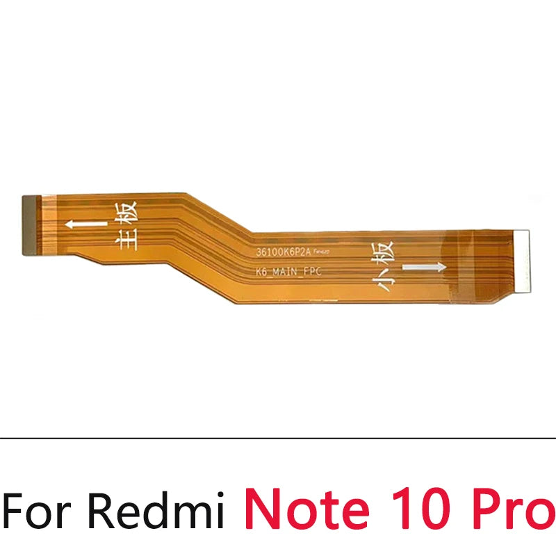 10Pcs/Lot, Main Board Motherboard Mainboard Flex Cable For Xiaomi Redmi 9 9A 9C 6 6A 8A Note 10 8 7 6 Pro Note 11 4G 5G  Xiaomi  Xiao mi phone repair parts