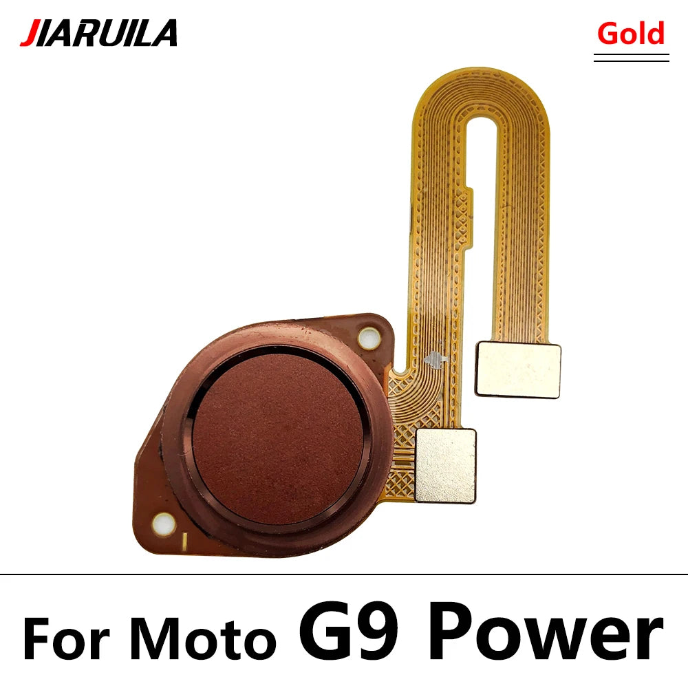10Pcs/Lot, New For Motorola Moto G9 Plus Power Home Button FingerPrint Touch ID Sensor Flex Cable Ribbon Replacement Parts Motorola phone repair parts
