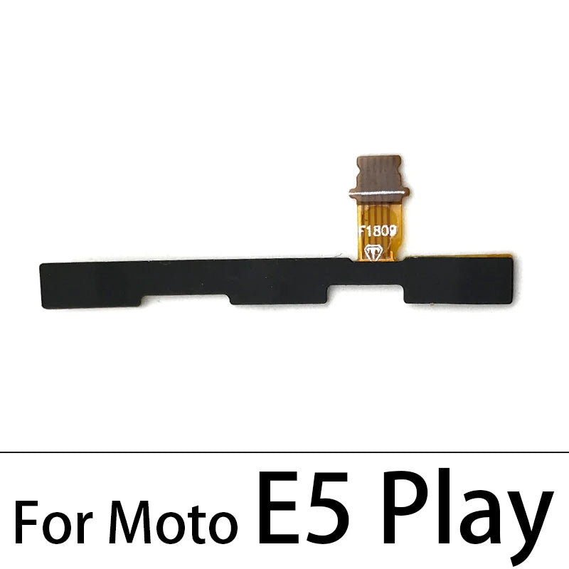 Power On Off Button Volume Side Key Flex Cable For Motorola Moto E13 E22 E32 E5 E6 E6s E7 Plus Power Play Go E20 E30 E40 Motorola phone repair parts
