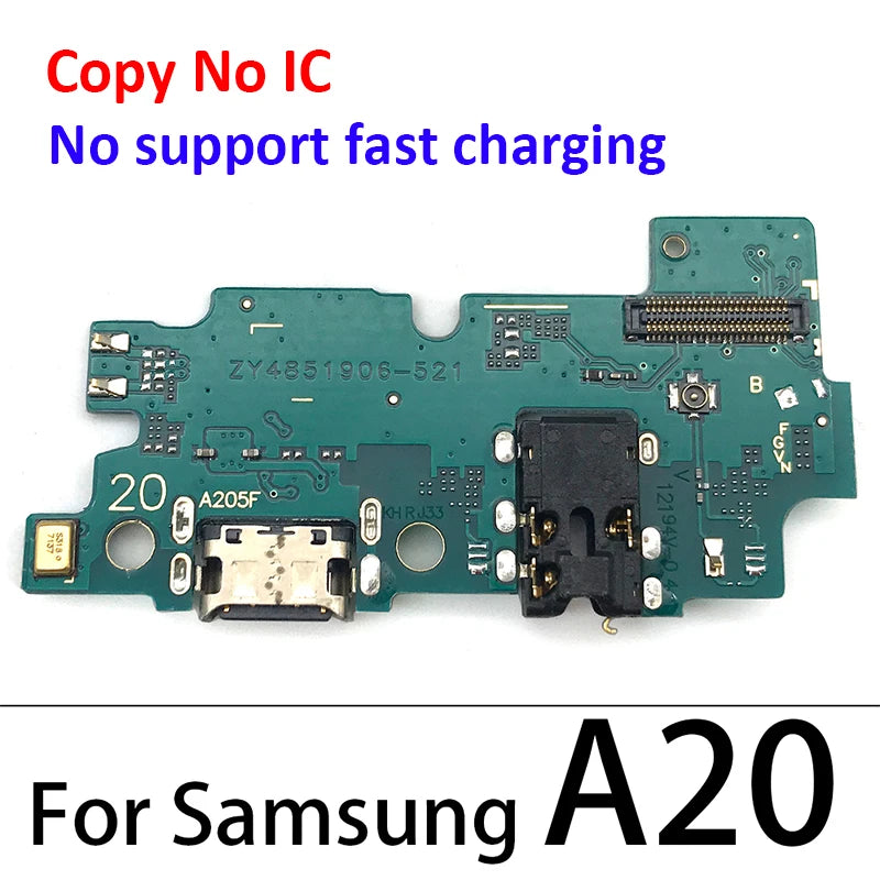 USB Charger Dock Connector Charging Board Port Flex Cable For Samsung A10 A10S A20 A20S A21S A30 A30S A40 A50 A50S A12 A02s A02 Samsung phone repair parts