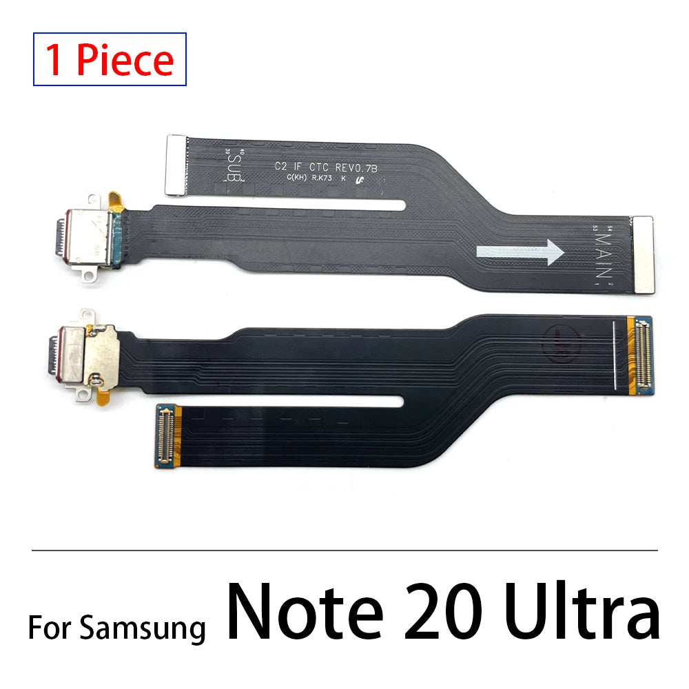 USB Charging Port Dock Connector Charge Board Flex Cable For Samsung Note 20 Ultra 5G N980 N981 N985 N986 Samsung phone repair parts