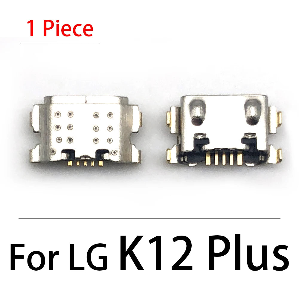 2Pcs, Charger Charging Connector USB Port Dock Connector For LG K9 K11 K4 K8 K12 Plus K50 K50s K41s K51 K51s k42 K52 K10 2017   LG phone repair parts