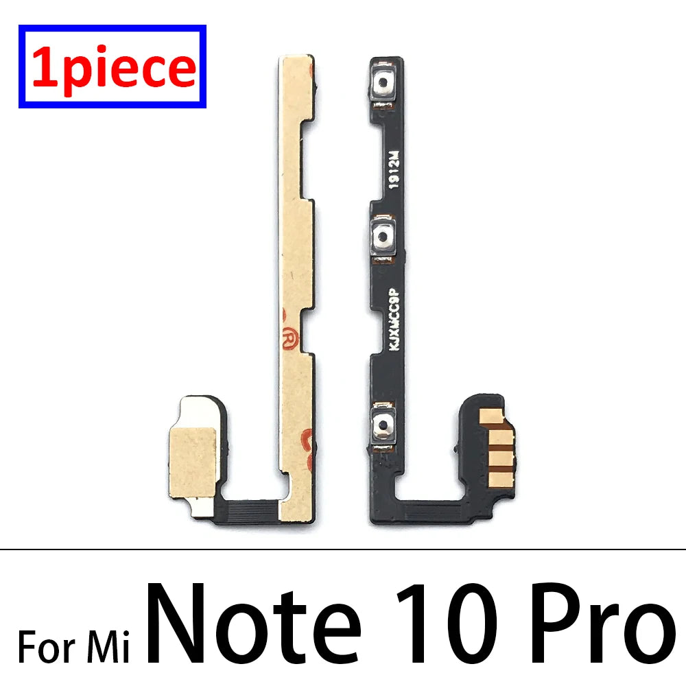 Power On Off Volume Side Button Key Flex Cable For Xiaomi Mi 8 9 se 11 Lite / Mi 9T 10T 10 Note 10 Pro Lite Replacement parts  Xiaomi  Xiao mi phone repair parts