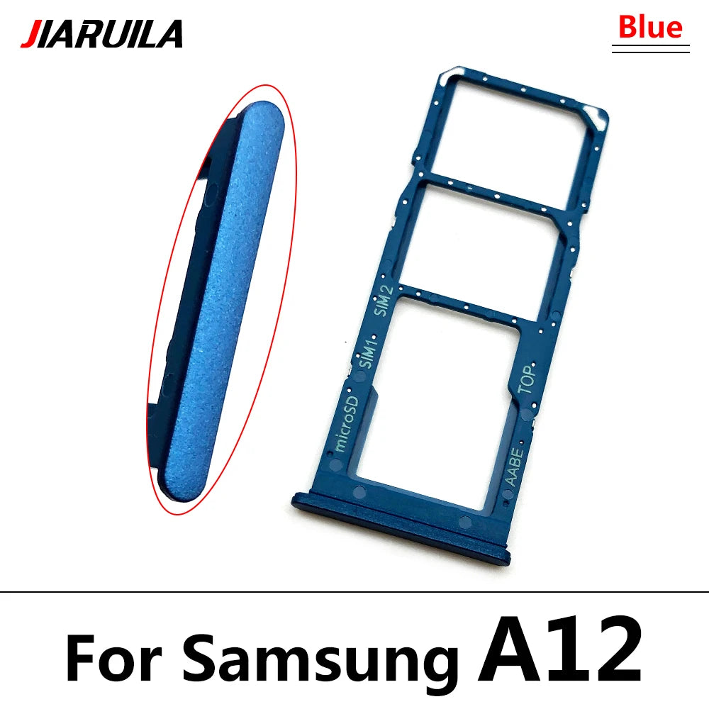 New For Samsung A12 A125F A31 A315F A51 A515F A71 A715F Dual SIM Card Tray Slot Holder Adapter Accessories Samsung phone repair parts