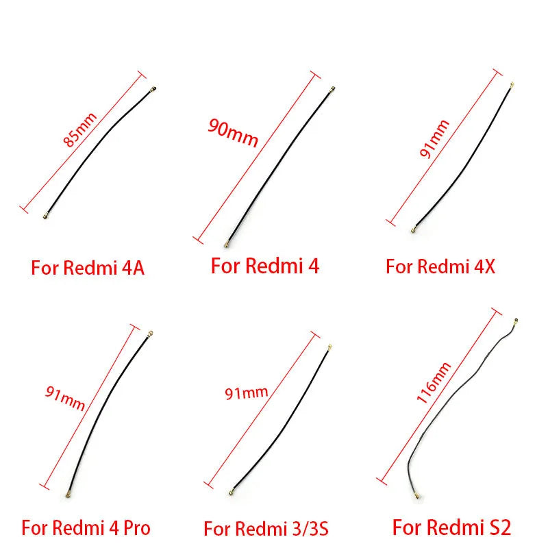 2Pcs/Lot, Wifi Antenna Connector Signal Flex Cable For Xiaomi Redmi 3 3S 4 4A 4X 5A 5 Plus 6 6A 7 S2 Xiaomi  Xiao mi phone repair parts