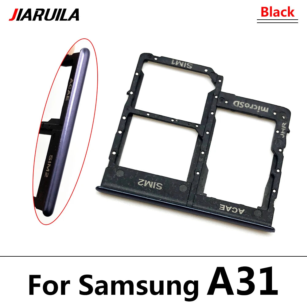 New For Samsung A12 A125F A31 A315F A51 A515F A71 A715F Dual SIM Card Tray Slot Holder Adapter Accessories Samsung phone repair parts