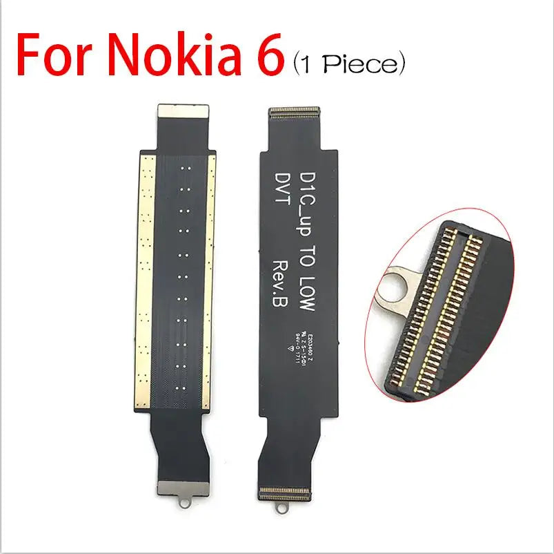 Main Board Motherboard Connector Board Flex Cable For Nokia 2 2.1 3 3.1 Plus 5 5.1 6 6.1 7 7.1 8 X5 X6 X7 Mainboard Nokia phone repair parts
