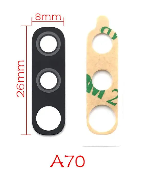 100Pcs/Lot, For Samsung A10 A20 A30 A50 A70 A10s A20s A30S A50S A21s A01 A11 A12 A21 A31 A51 A71 Rear Back Camera Glass Lens Samsung phone repair parts