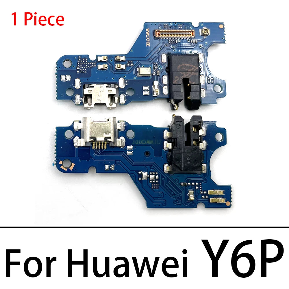 USB Charging Charge Connector Plug Dock Port Flex Cable For Huawei Y5 Y6 Y7 Y9 Prime 2017 2018 2019 Y6P Y6s Y7P Y8P Y9s Y7A 2020 Huawei phone repair parts