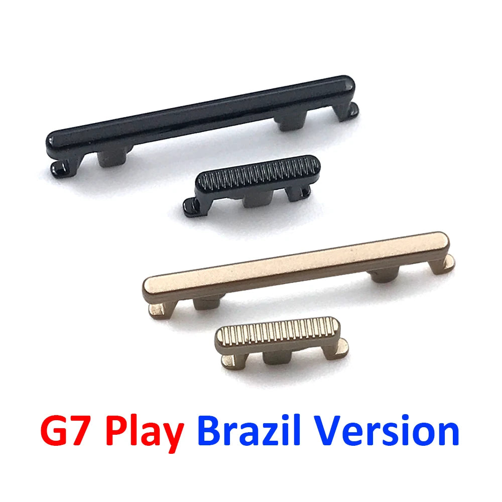 10Pcs Power Button Volume Side Key For Motorola For Moto G5 G7 G6 G8 G9 Plus Play Power Motorola phone repair parts
