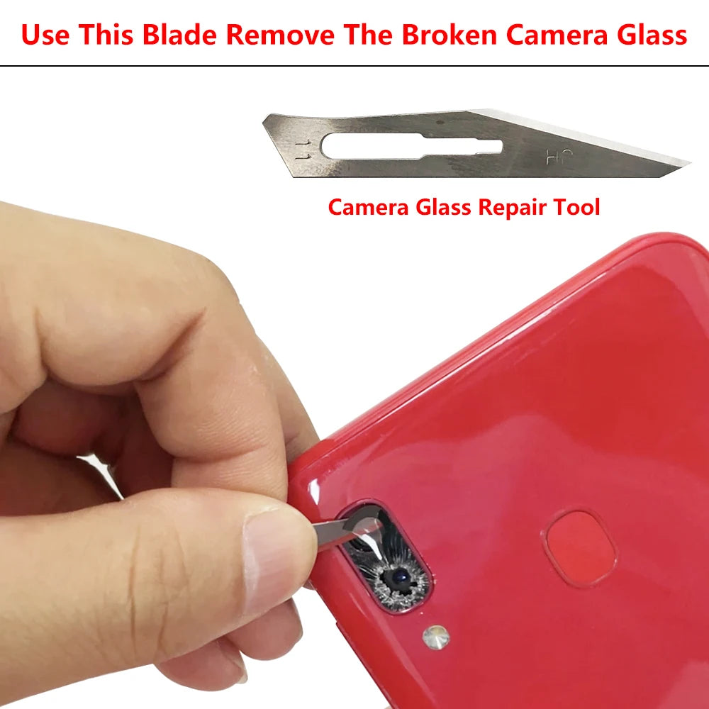 Rear Camera Glass Lens Back Camera Glass Cover For Samsung A50 A505F A70 A705F Samsung phone repair parts