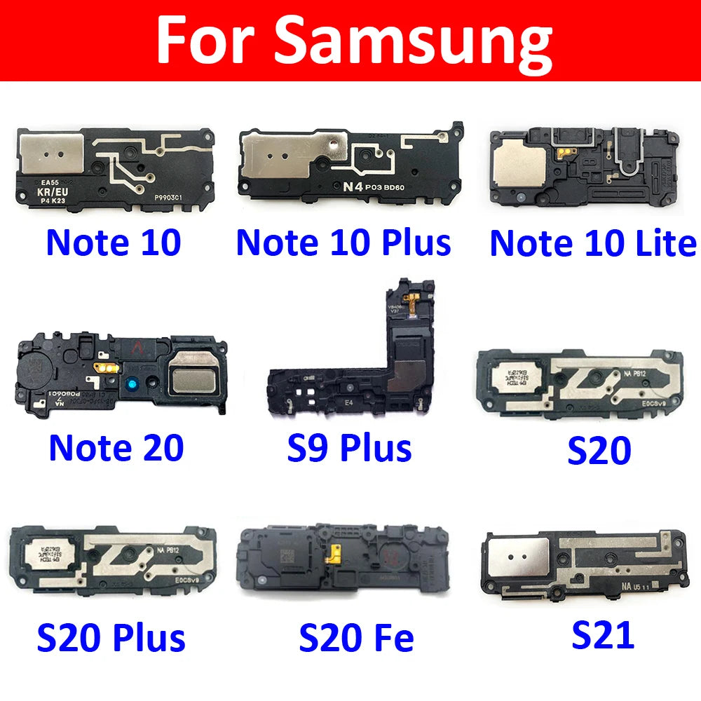 Loudspeaker For Samsung S9 S10 5G S10e S20 Fe Plus S21 Note 8 10 20 Plus Lite Loud Speaker Buzzer Ringer Samsung phone repair parts
