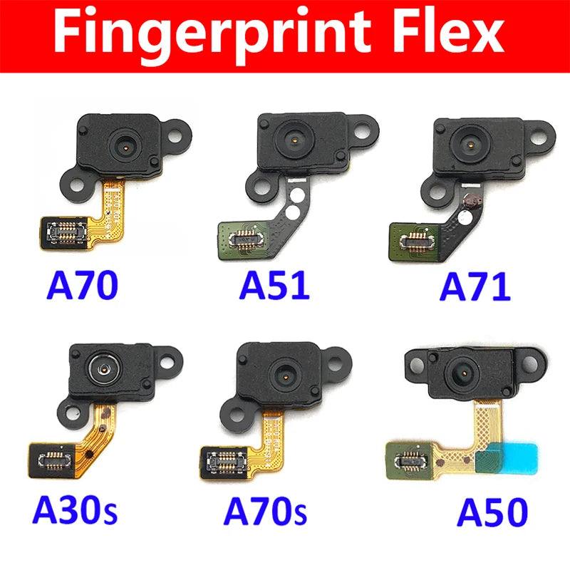 Home Button Fingerprint Sensor Flex Cable For Samsung A50 A70 A80 A31 A51 A71 A30s A70s A35 A55 A32 A52 A72 4G 5G Samsung phone repair parts