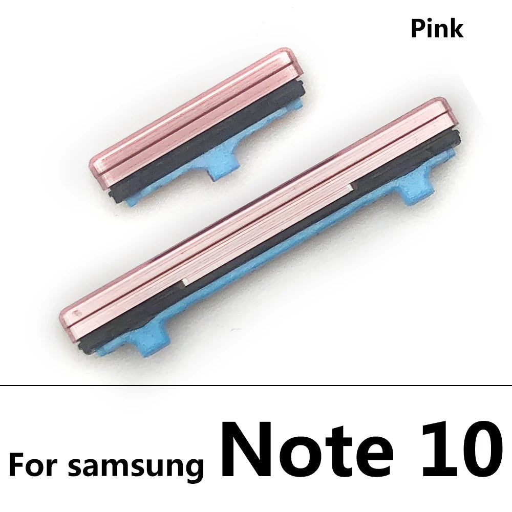 New For Samsung Note 8 9 10 Plus Power Button + Volume Side Button Key Keys Buttons Samsung phone repair parts