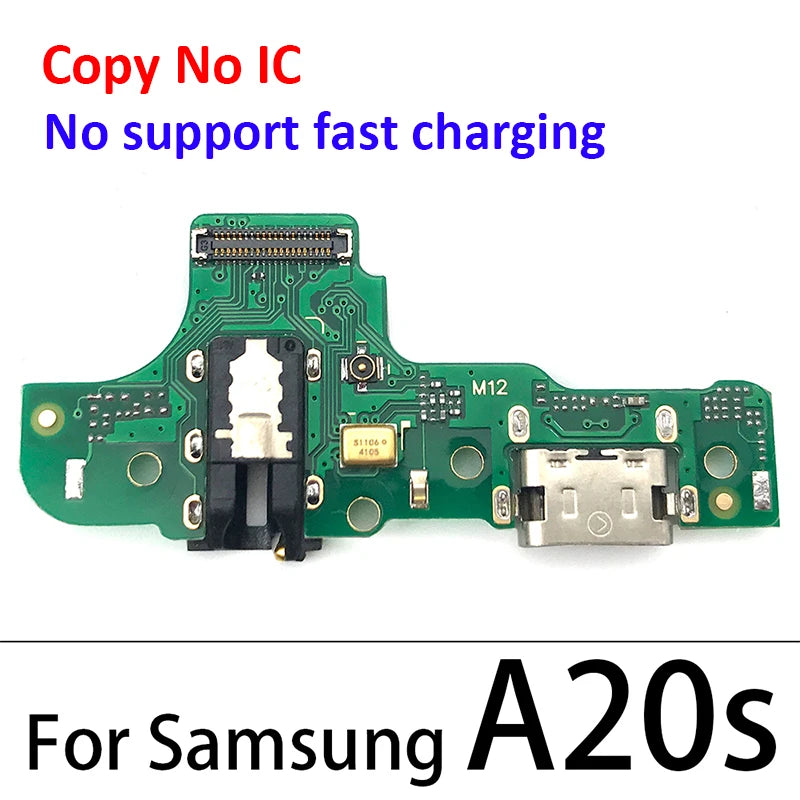 USB Charger Dock Connector Charging Board Port Flex Cable For Samsung A10 A10S A20 A20S A21S A30 A30S A40 A50 A50S A12 A02s A02 Samsung phone repair parts