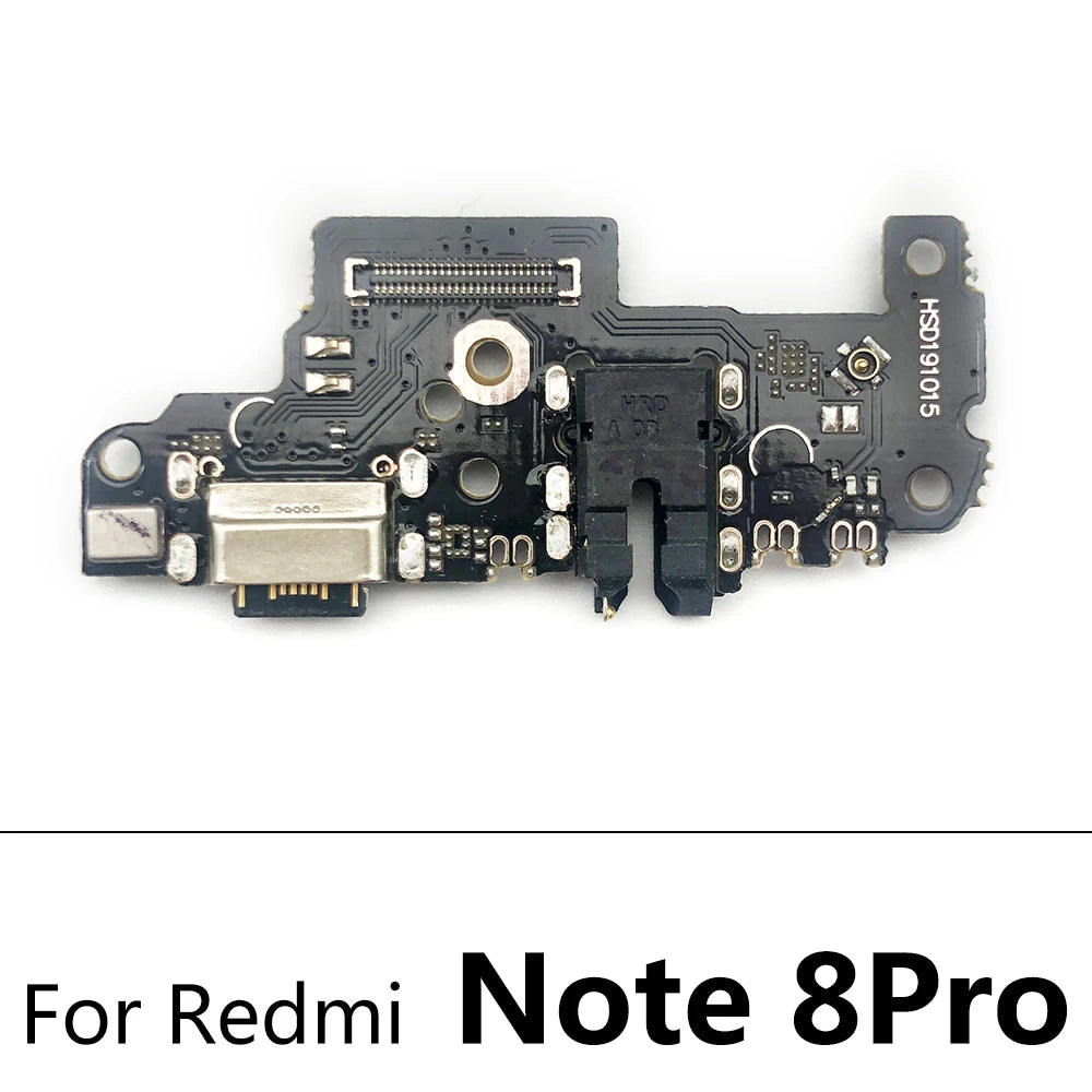 USB Charging Port Microphone Dock Connector Board Flex Cable For Xiaomi Redmi Note 7 8 8T 9 9s 10 11 Pro 5G  Xiaomi  Xiao mi phone repair parts
