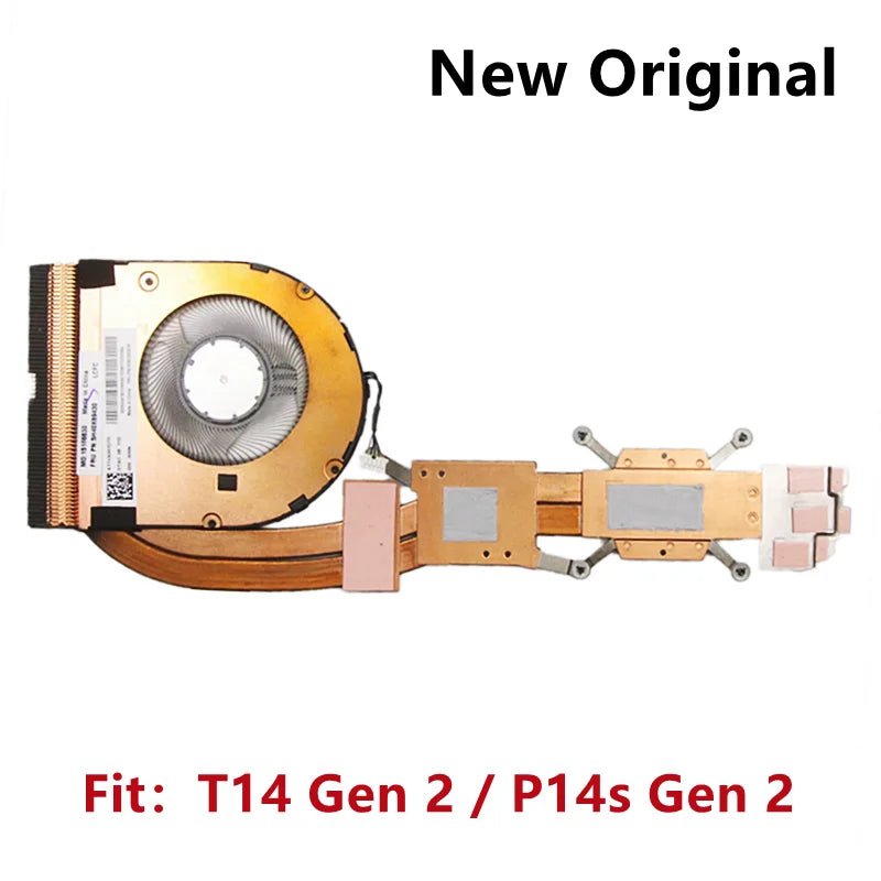 New Original For Laptop Lenovo ThinkPad T14 Gen 2 P14s Gen2 Heatsink CPU Cooling Fan Cooler Dis FRU PN:5H40X89428/9 5H40X89430 Lenovo laptop repair parts