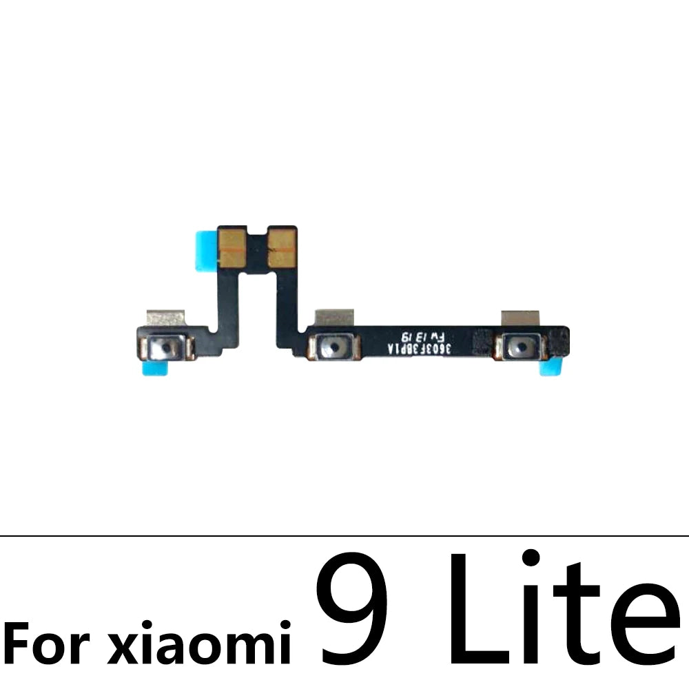 Power On Off Volume Side Button Key Flex Cable For Xiaomi Mi 8 9 se 11 Lite / Mi 9T 10T 10 Note 10 Pro Lite Replacement parts  Xiaomi  Xiao mi phone repair parts