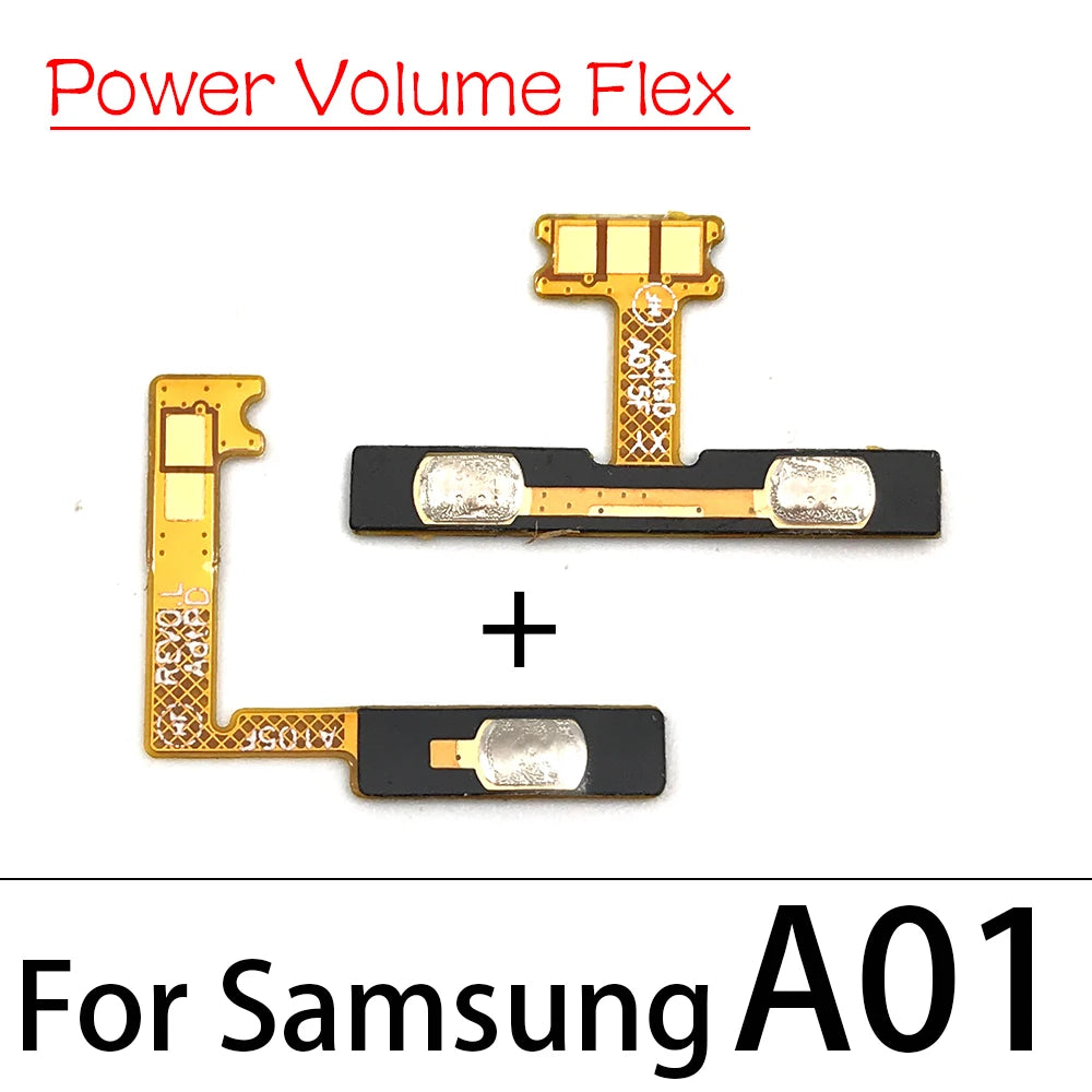 Volume Power Switch On Off Button Key Flex For Samsung A10 A20 A30 A40 A50 A70 A01 A11 A10s A20s A21s A30s A51 A21 A31 A71 A02s Samsung phone repair parts