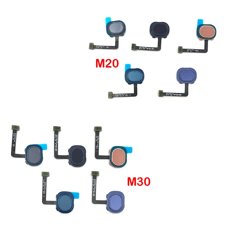 New Fingerprint Sensor For Samsung M20 M205F M30 M305F Home Menu Button Flex Cable Repair Parts Samsung phone repair parts