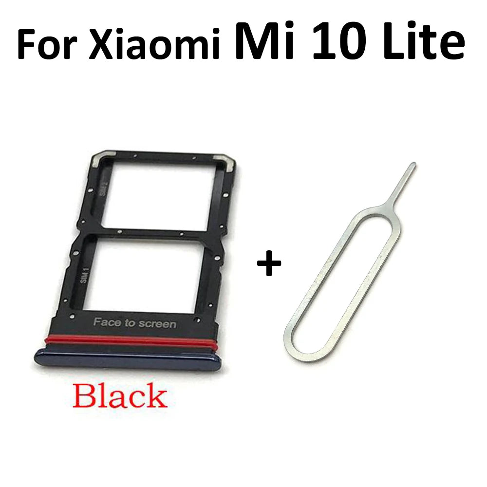 New For Xiaomi Redmi K20 K20 Pro For Xiaomi Mi 9T SIM Card Tray Slot Holder For Xiaomi Mi 10 Mi10 Pro 10T Lite Poco X3 Xiaomi  Xiao mi phone repair parts