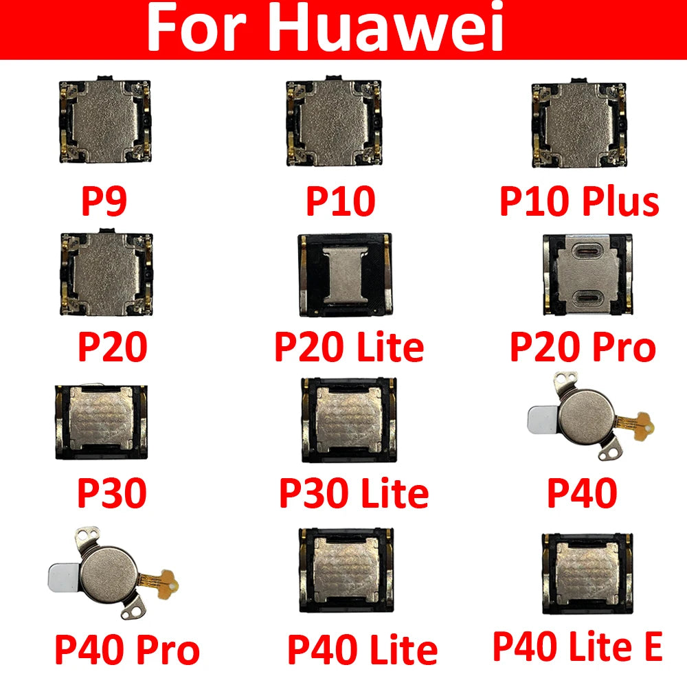 Earpiece Ear Speaker Sound Receiver Flex Cable For Huawei P9 P10 Plus P20 P30 Lite P40 Pro Lite E 5G Plus Replacement Part Huawei phone repair parts