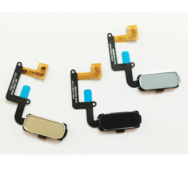 New For Samsung A3 A5 A7 2017 A320 A520 A720 Touch ID Fingerprint Sensor Home Return Key Menu Button Flex Cable Samsung phone repair parts