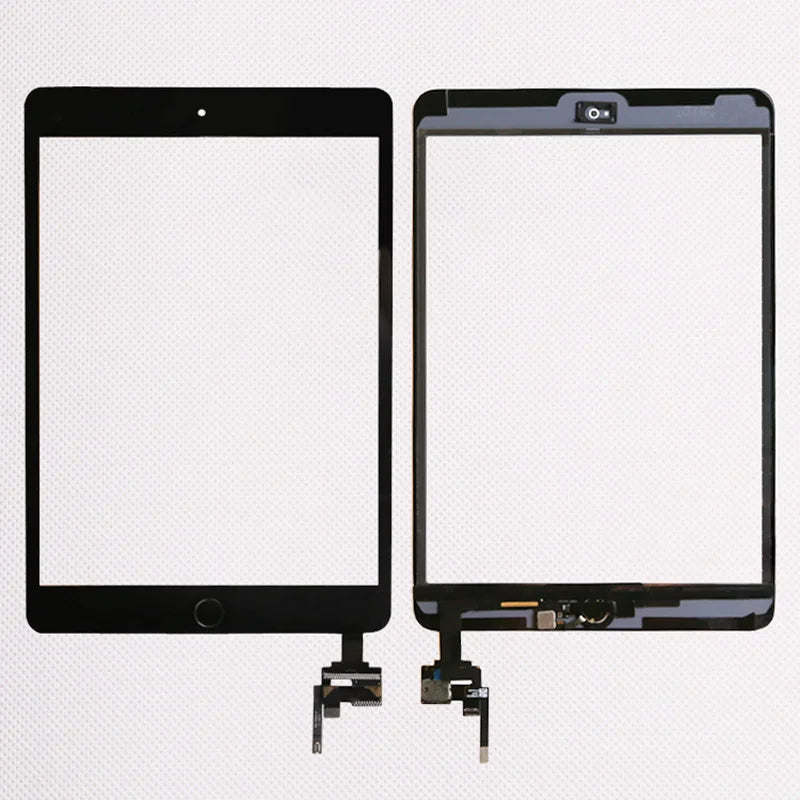 10pcs/lot Good Quality  For iPad mini 1/2 mini 3  Touch Screen Assembly Panel With Home Button + IC Connector  iPad repair parts