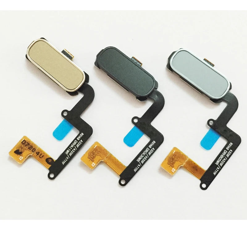 New For Samsung A3 A5 A7 2017 A320 A520 A720 Touch ID Fingerprint Sensor Home Return Key Menu Button Flex Cable Samsung phone repair parts