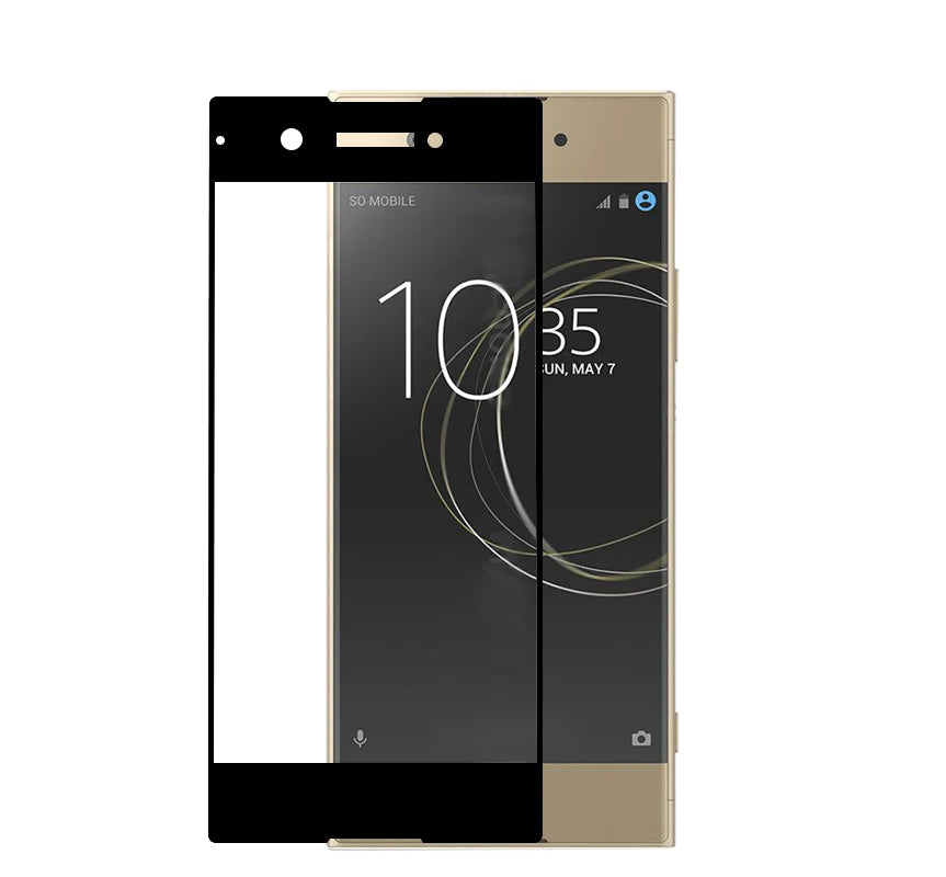 New Arc edge glass film For Sony Xperia XA1 ultra 3D Curved Edge glass film for Sony XA1 ultra Full coverage Tempered Glass film Sony phone repair parts