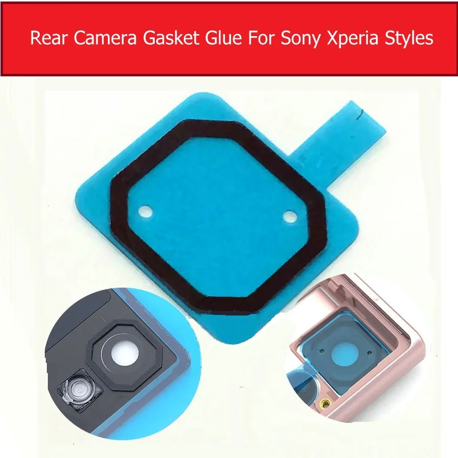Rear Camera Gule gasket for Sony Xperia Z Z1 Z2 Z3 Z4 Z5 Compact Premium waterproof glue For Sony Xperia X XA XZ XA1 XA2 Compact Sony phone repair parts